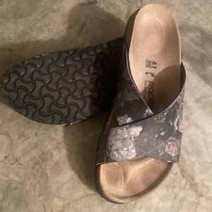 Birkenstock floral sandals